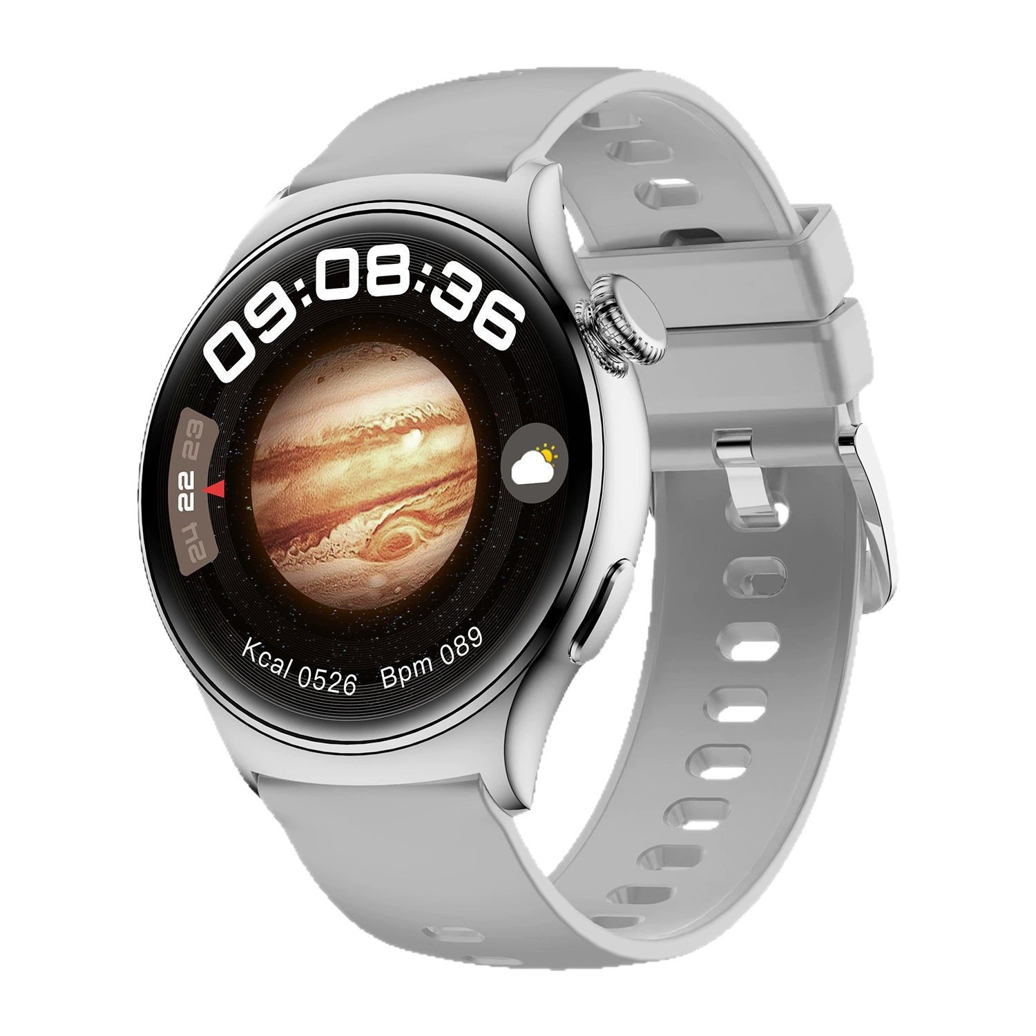 Toppingdom R30 Smart Watch – Round Screen, Bluetooth Call & Dual Strap - Image 4